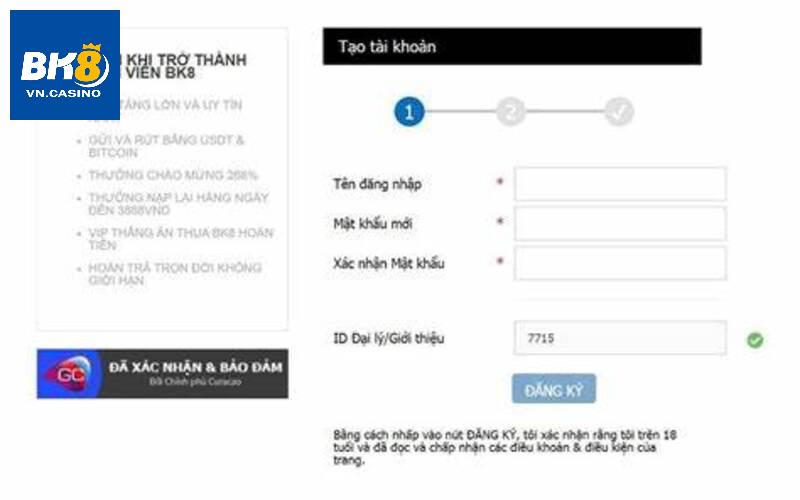 Đăng ký bk8 để nhận vô vàn khuyến mãi hấp dẫn