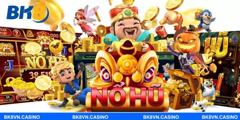 Quay slot game, nhận thưởng khủng tại nổ hũ BK8
